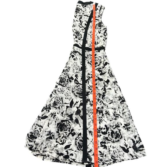 Talbots Black and White Floral Midi Dress - Picture 11 of 12
